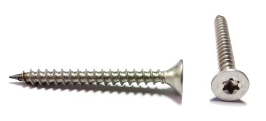 M8 X 16-50 Mm Torx Verzonken Schroeven – Roestvrij Staal V2A, Volledige Draad, Platte Kop, 5 Stuks