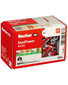 fischer DuoPower 6x30 (100 stuks)