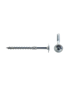 Tellerkopschroef blauw verzinkte schroeven  torx 6x200