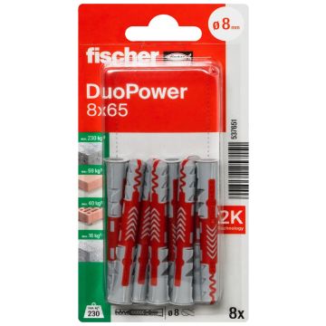 fischer DuoPower 8x65 lang (8 stuks)