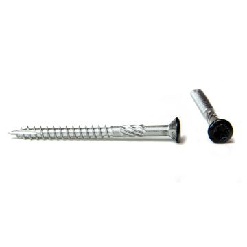 RVS gevelschroef zwarte kop AISI 410 torx 4x60