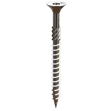 Multischroef hout & plaat verzinkt torx snijpunt freesribben schacht en onder kop 5x100