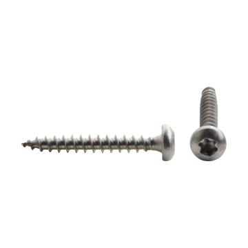 RVS spaanplaat bolle kop (panhead) torx 3x40