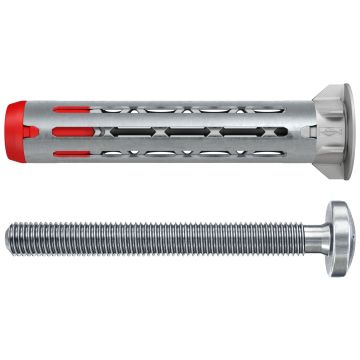 fischer Hollewandplug DuoHM 4 x 55 S PH TX, Cilinderkop schroef, TX-opname (25 stuks)